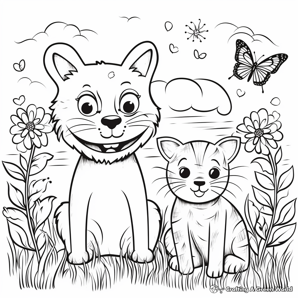 Fun Springtime Animals Coloring Pages 2