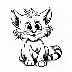 Funny Garfield Coloring Pages for Children 1