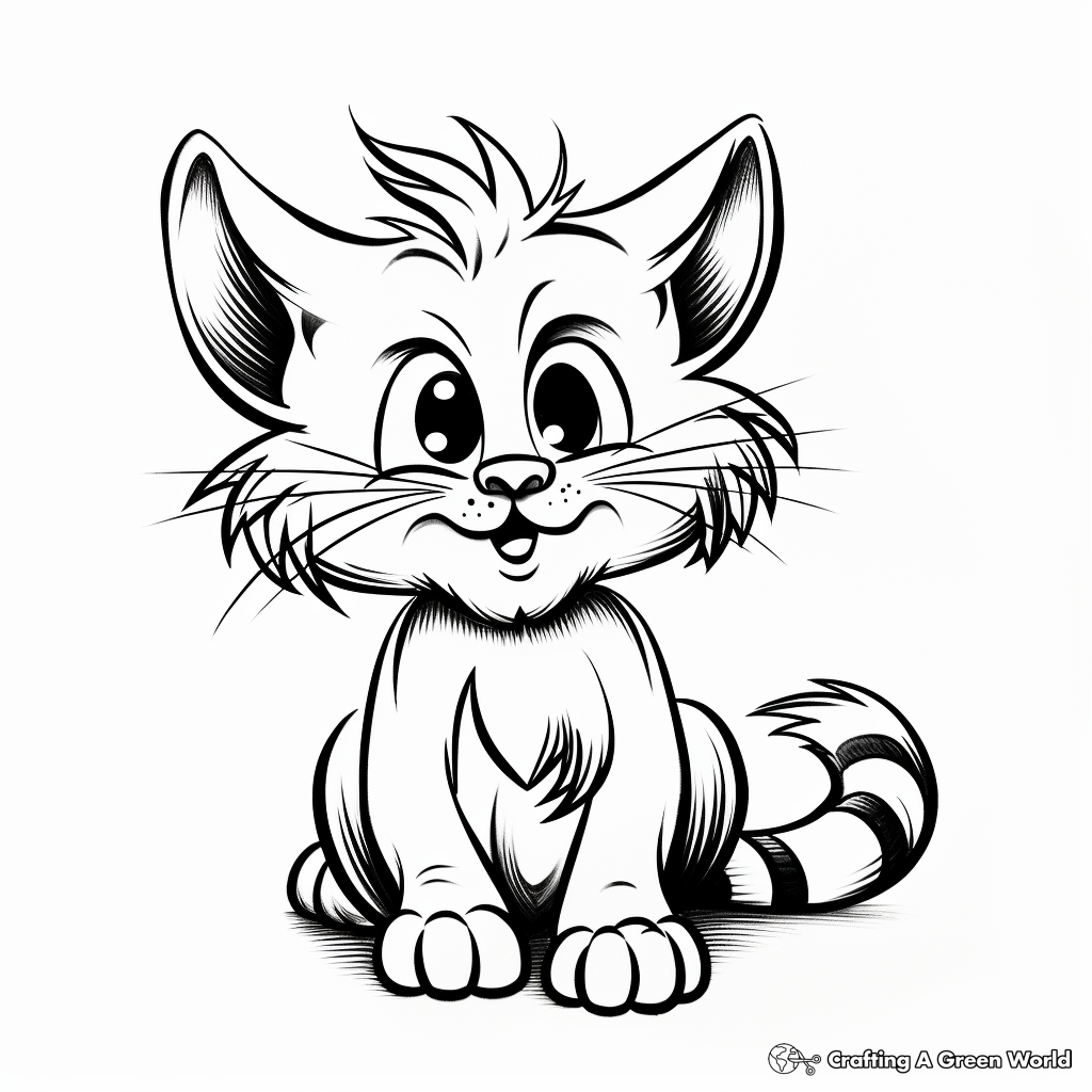 Funny Garfield Coloring Pages for Children 1