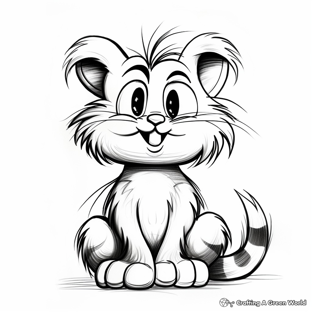 Funny Garfield Coloring Pages for Children 4
