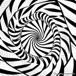 Geometric Swirl Patterns Coloring Pages 1