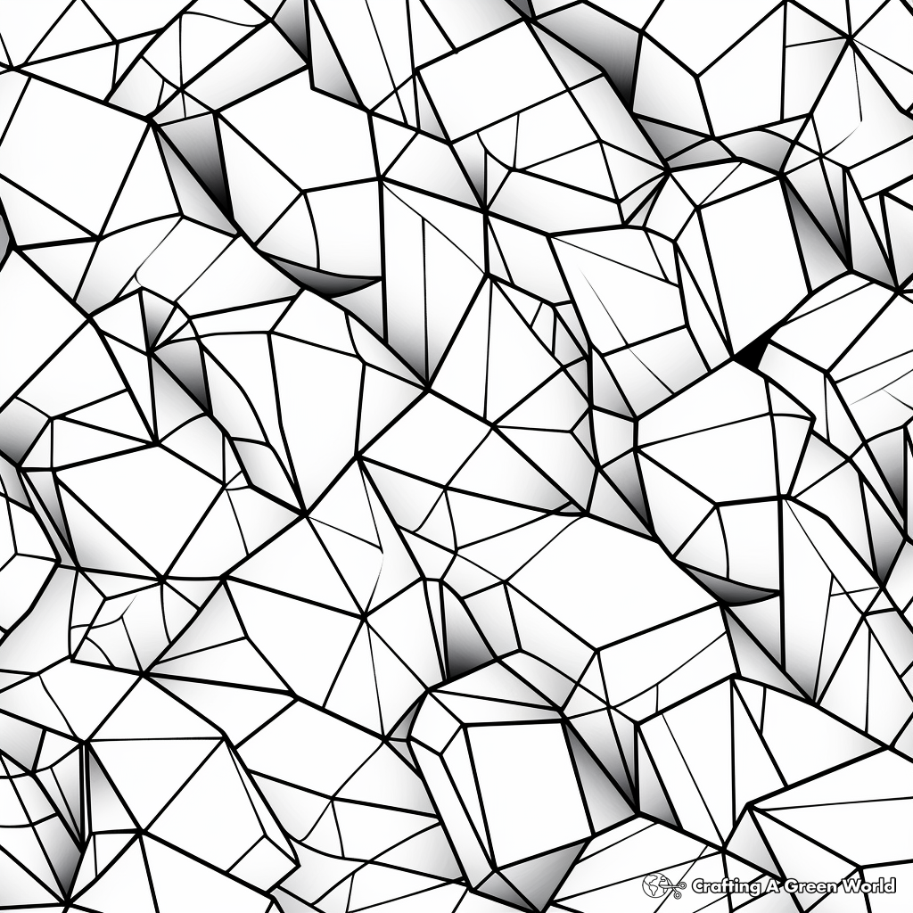 Geometric-Tessellation Coloring Pages for Math Lovers 3