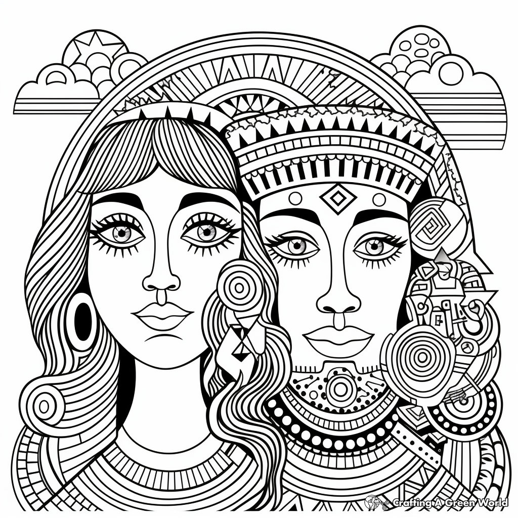 God Created Man and Woman Coloring Pages 4