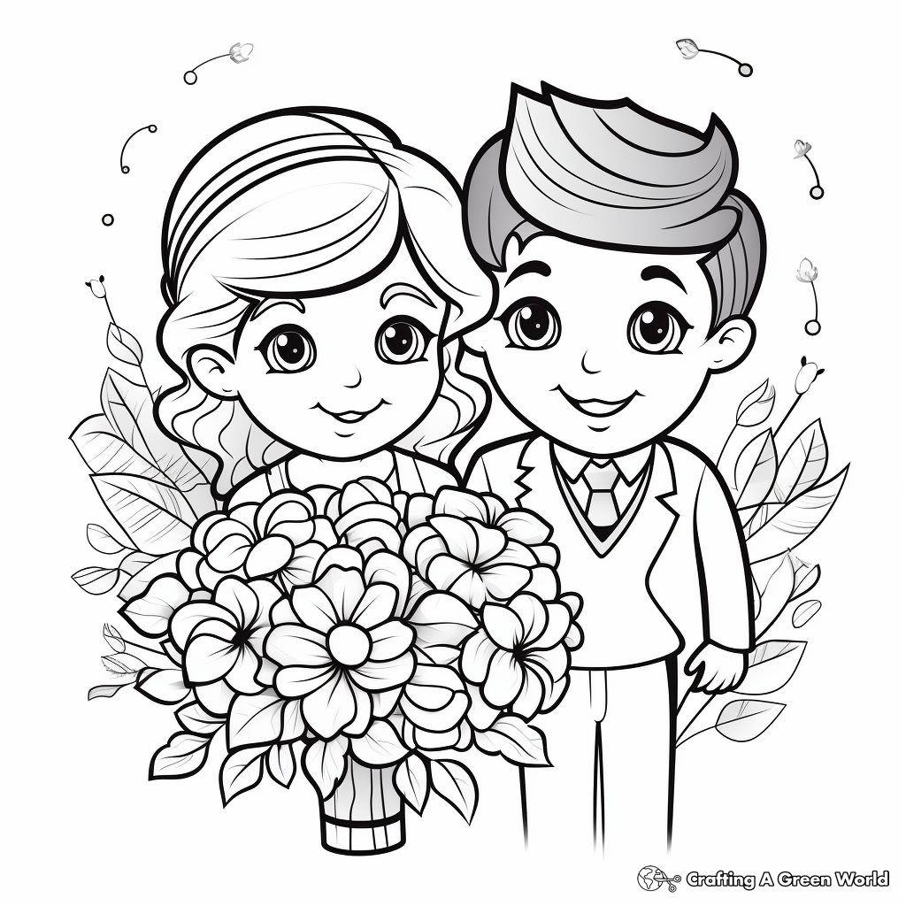 Golden Jubilee Anniversary Coloring Pages 1