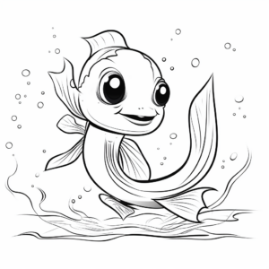 Greater Siren Salamander Coloring Pages 2
