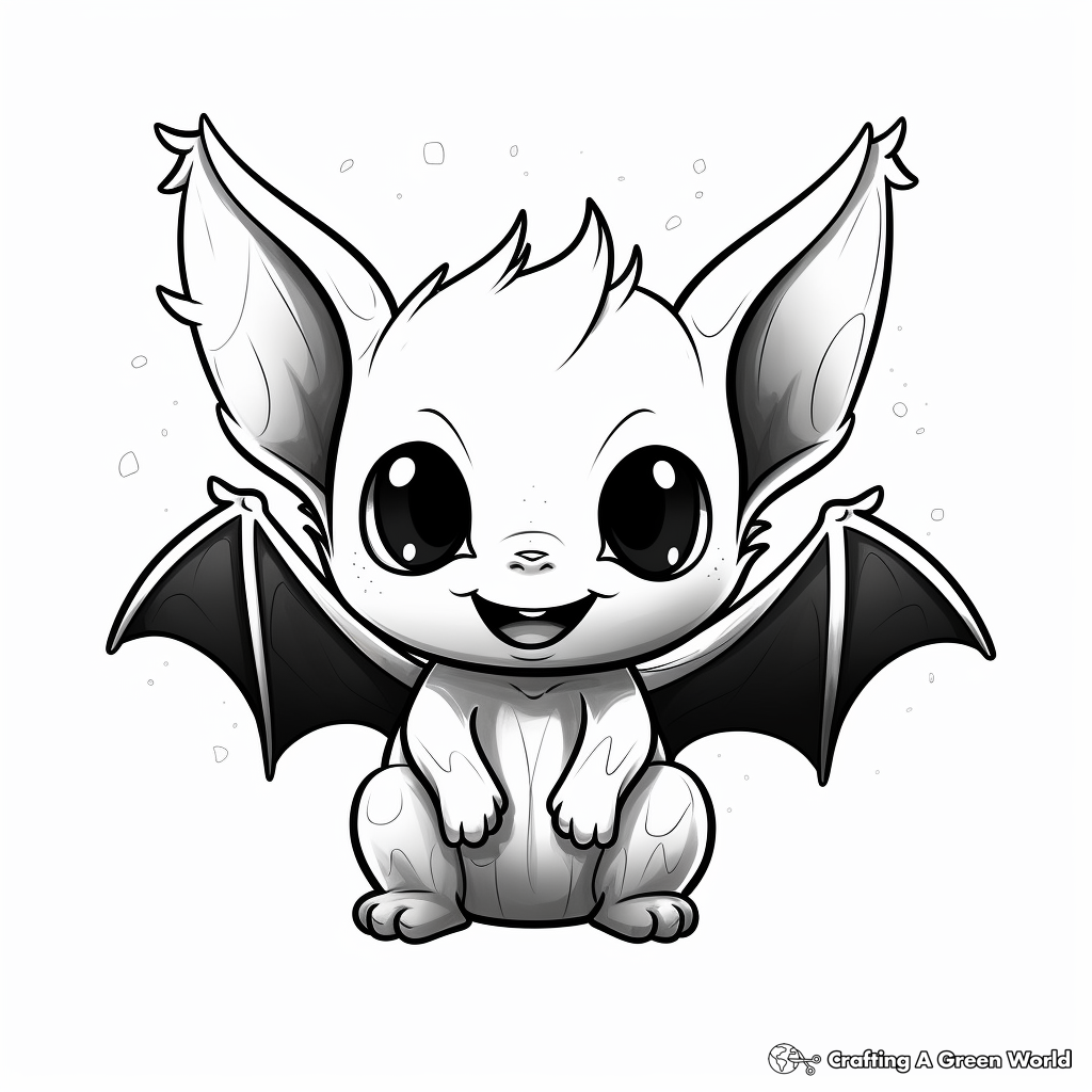 Growing Baby Bat Life Cycle Coloring Pages 2