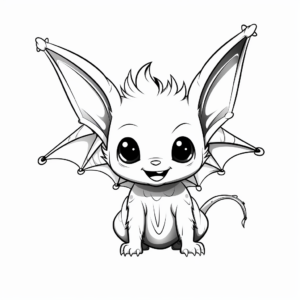 Growing Baby Bat Life Cycle Coloring Pages 3
