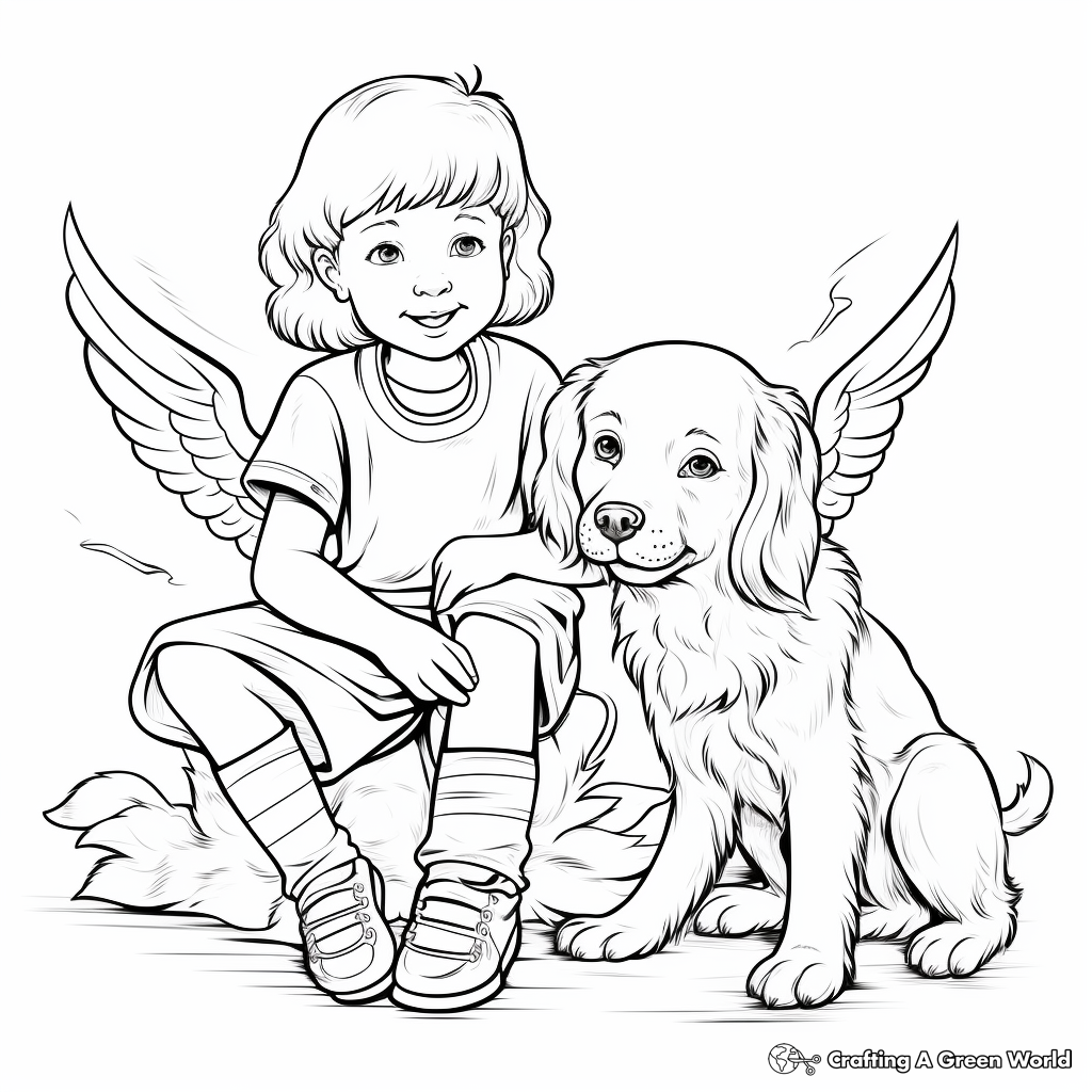 Guardian Angels of Animal Shelters Coloring Sheets 4