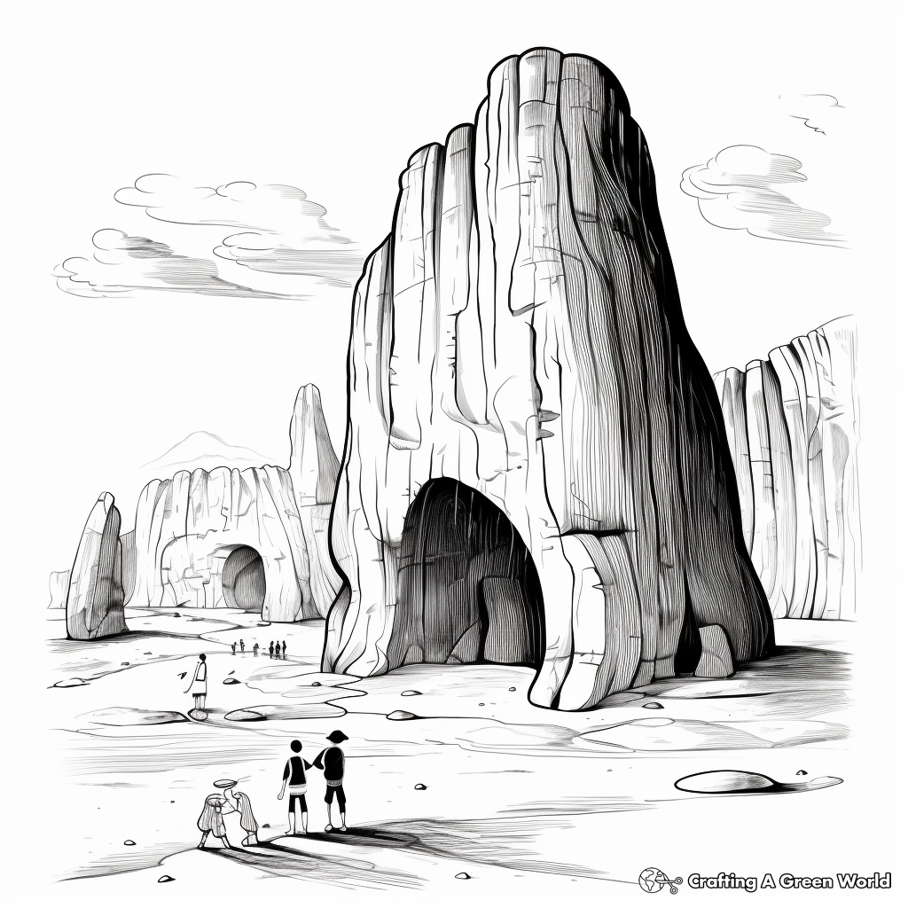 H2: Chalk Rock Coloring Pages for Artistic Minds 2
