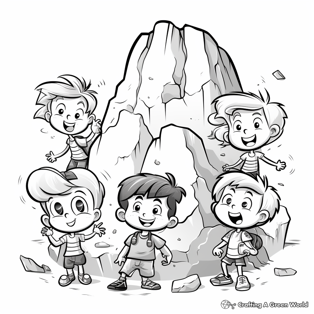 H2: Gypsum Rock Coloring Pages for Kids 4