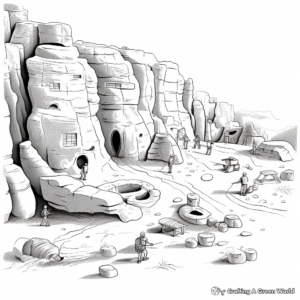H2: Sandstone Coloring Pages for Rock Enthusiasts 4