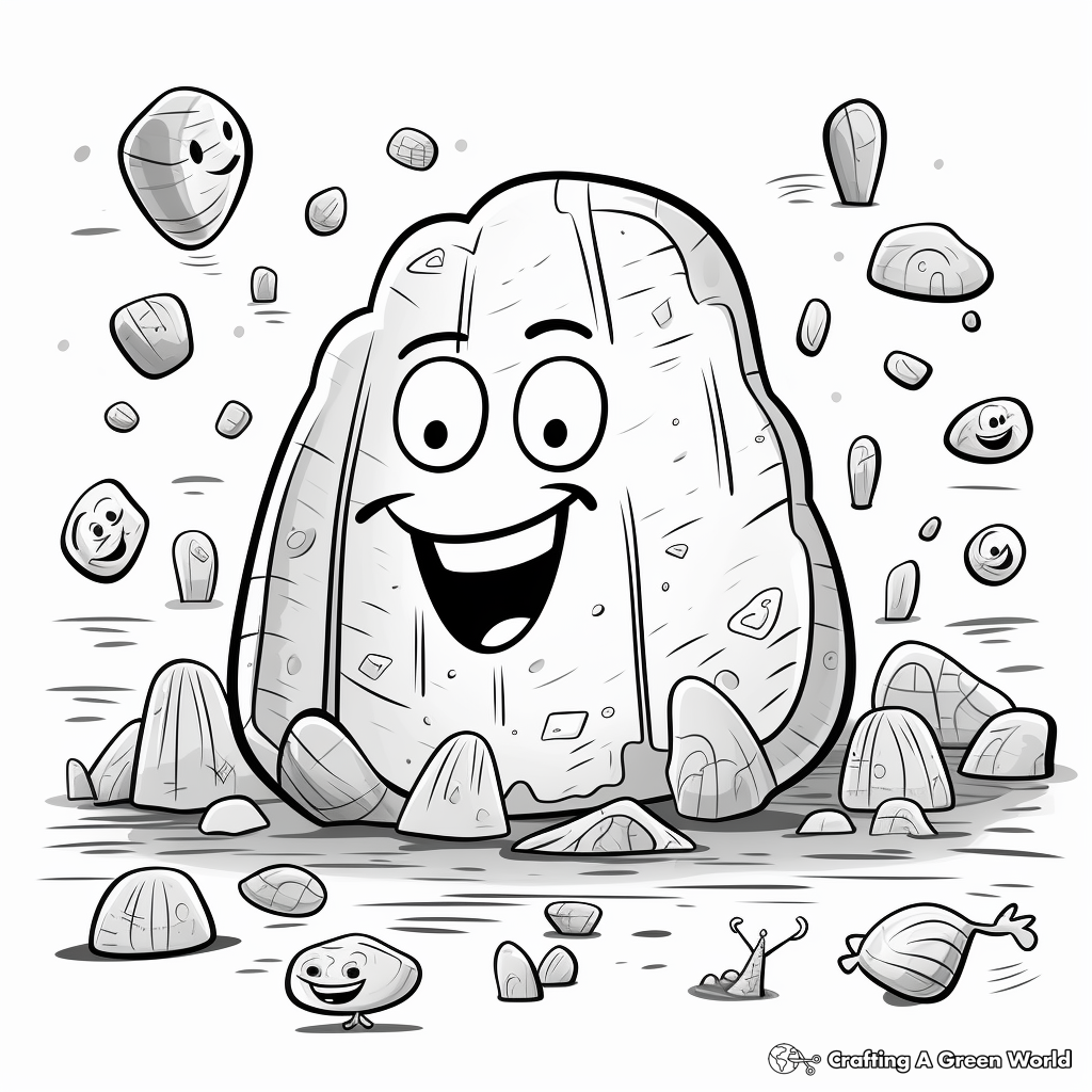 H2: Sedimentary Rock Coloring Pages 3