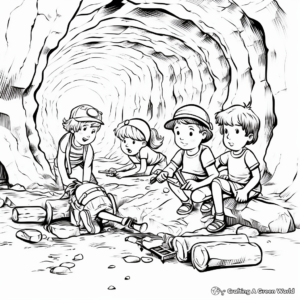 H2: Teach Kids about the Earth's Crust with 'Basement Rock' Coloring Pages 2