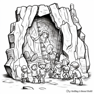 H2: Teach Kids about the Earth's Crust with 'Basement Rock' Coloring Pages 3