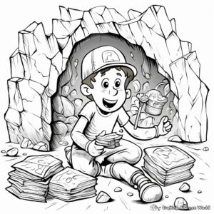 H2: Teach Kids about the Earth's Crust with 'Basement Rock' Coloring Pages 4