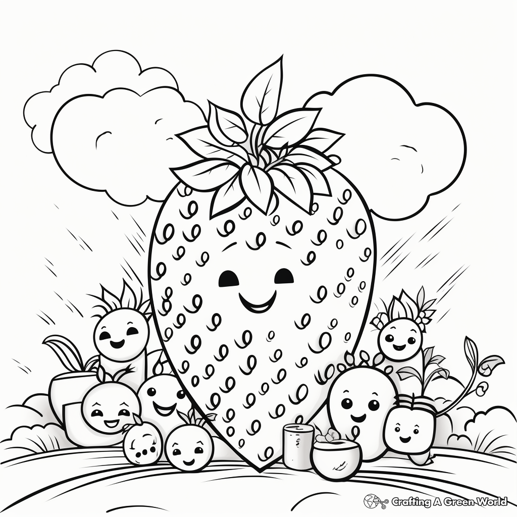Harmonious 'Self-Control' Fruit of the Spirit Coloring Pages 4