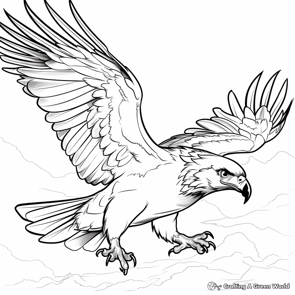 Hawk and Prey Coloring Pages for Drama Lovers 4