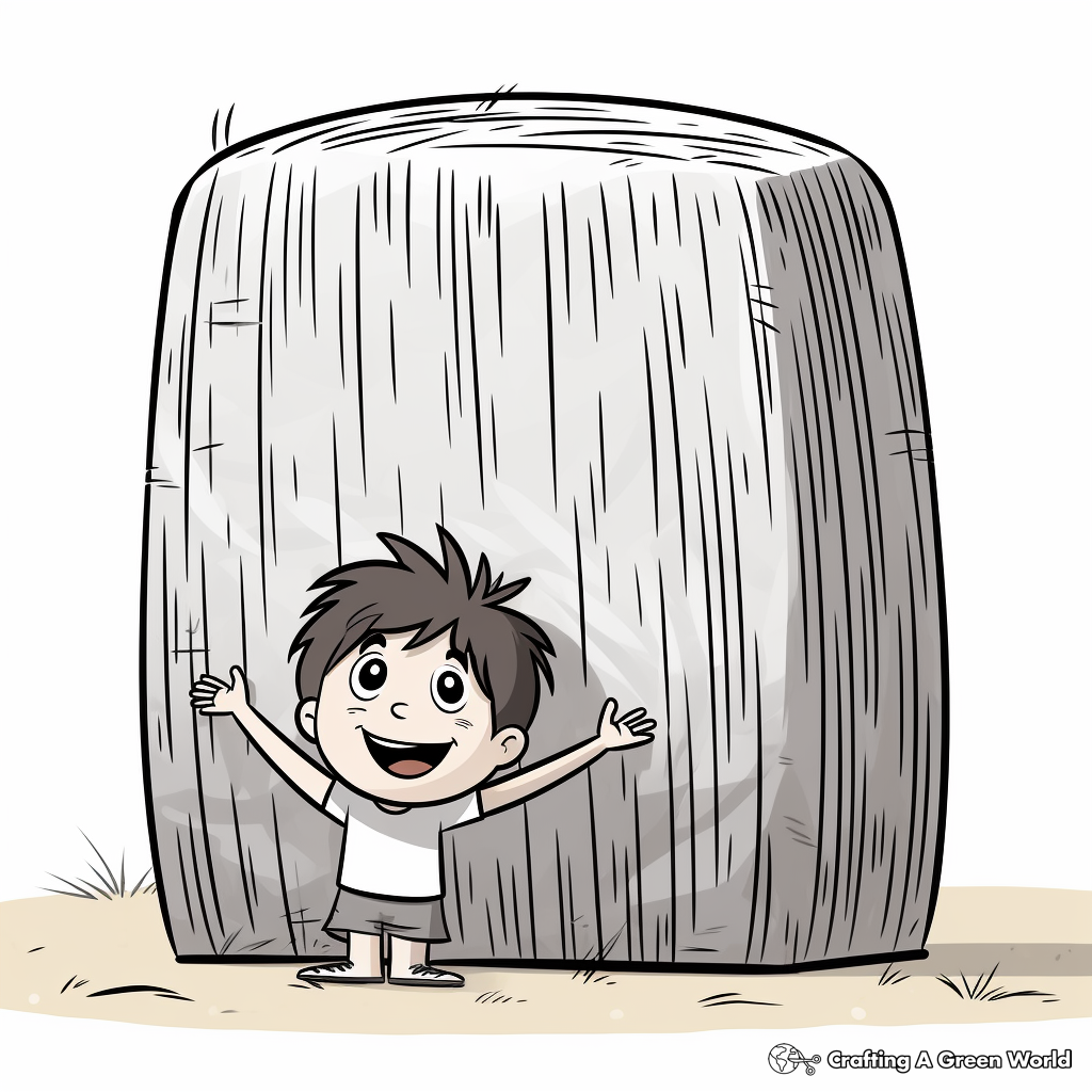Hay Bale Labyrinth Coloring Pages 4