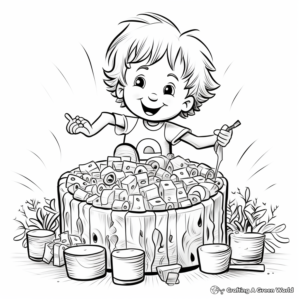 Healthy Gluten-free Mac and Cheese Coloring Sheets 3