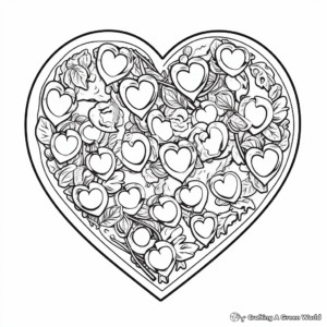 Hearty Meat Lovers Pizza Coloring Pages 3