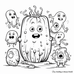 Helpful Bacteria Coloring Pages 4