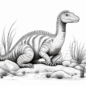 High-detailed Coloring Page for Paleontology Lovers 3