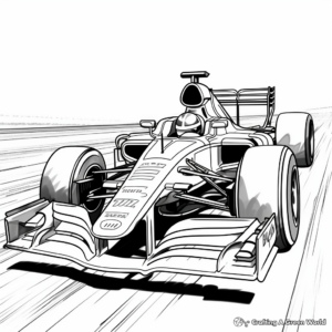 High Speed F18 Coloring Pages for Kids 1