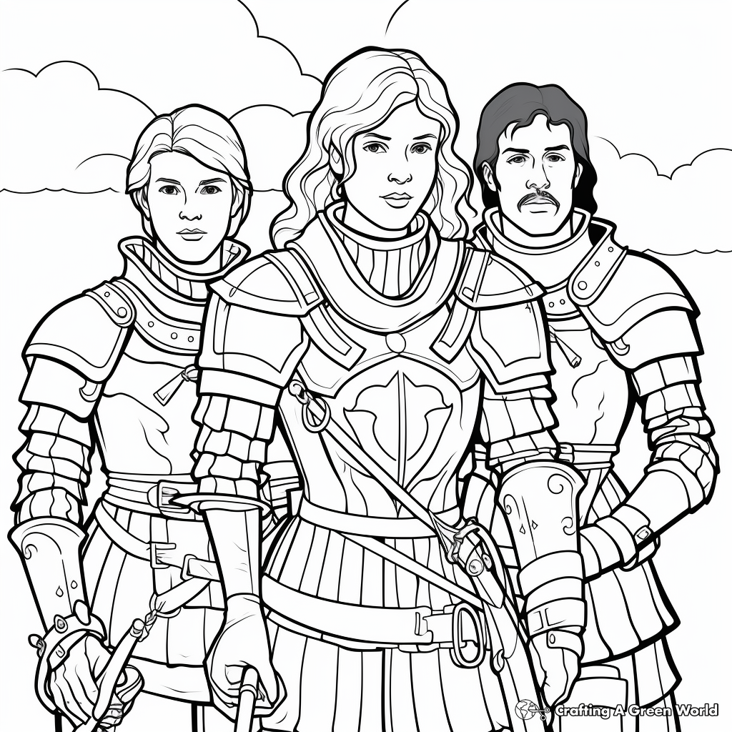 Historical Heroes: Printable History-Themed Coloring Pages 3