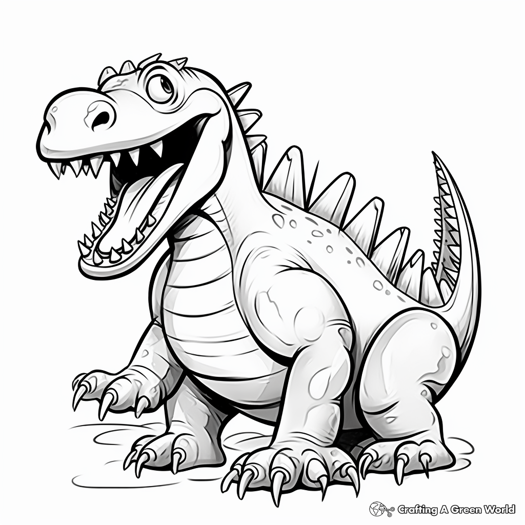 Historically Accurate Megalosaurus Coloring Pages 1