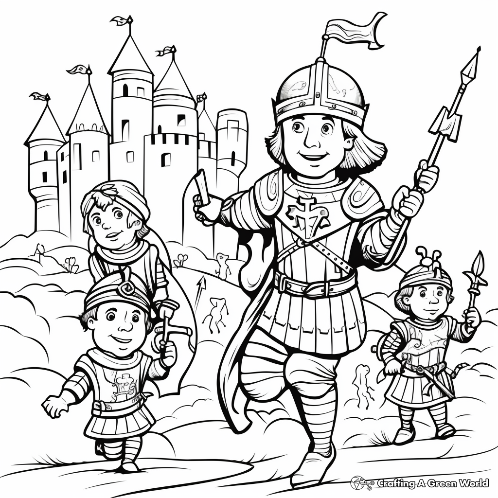 History of April Fools Day Coloring Pages 3