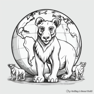 Ice Age Earth Coloring Sheets 4