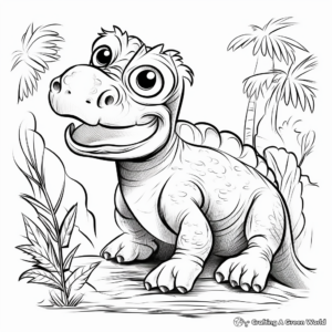 Ice Age: Dinosaur Mammals Coloring Pages 3