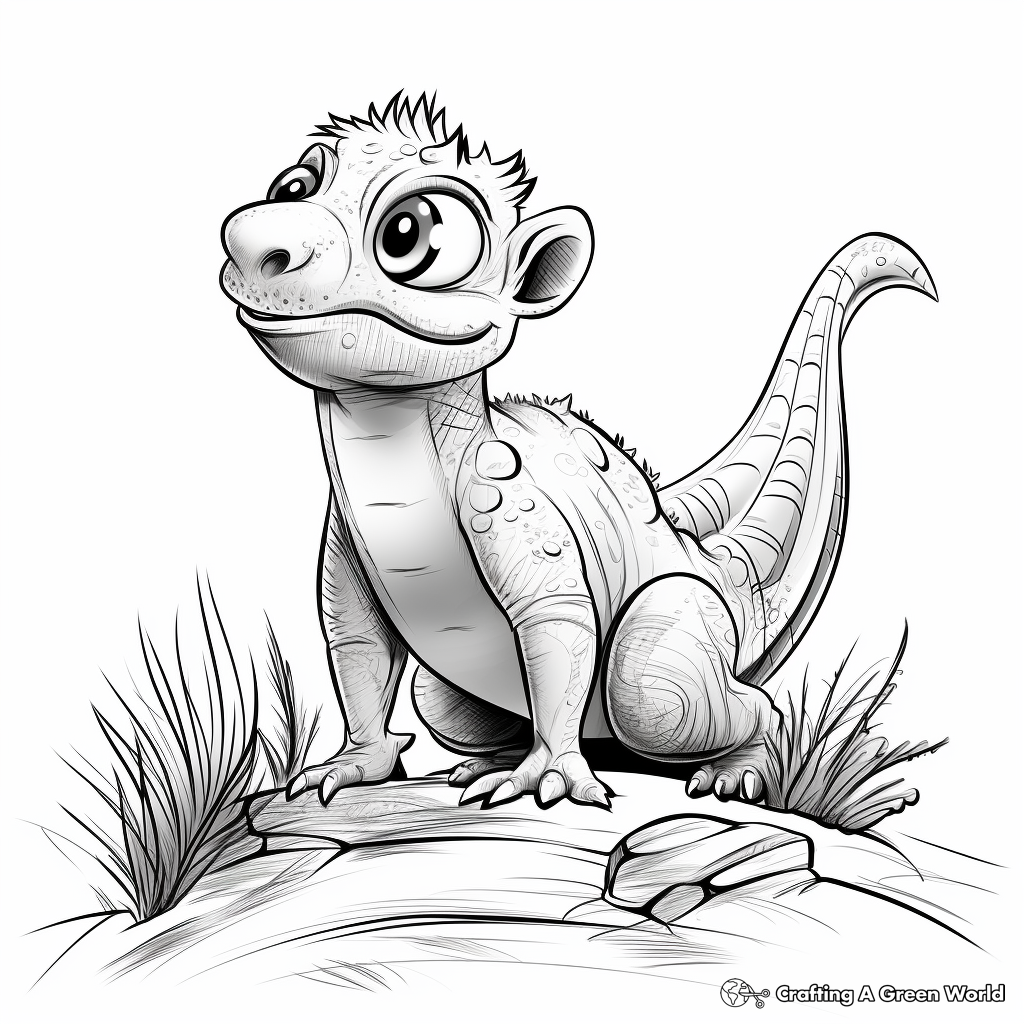Ice Age: Dinosaur Mammals Coloring Pages 4