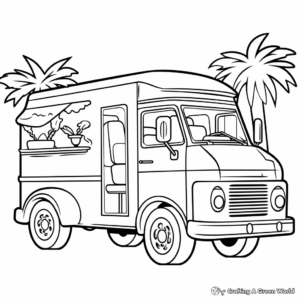 Ice Cream Truck Popsicle Coloring Pages 3