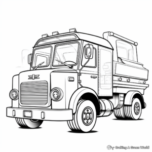 Ice Cream Truck Popsicle Coloring Pages 4
