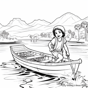 Iconic River Nile Coloring Pages 3