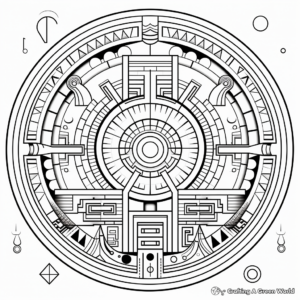 Illumination Geometry-themed Coloring Pages 1