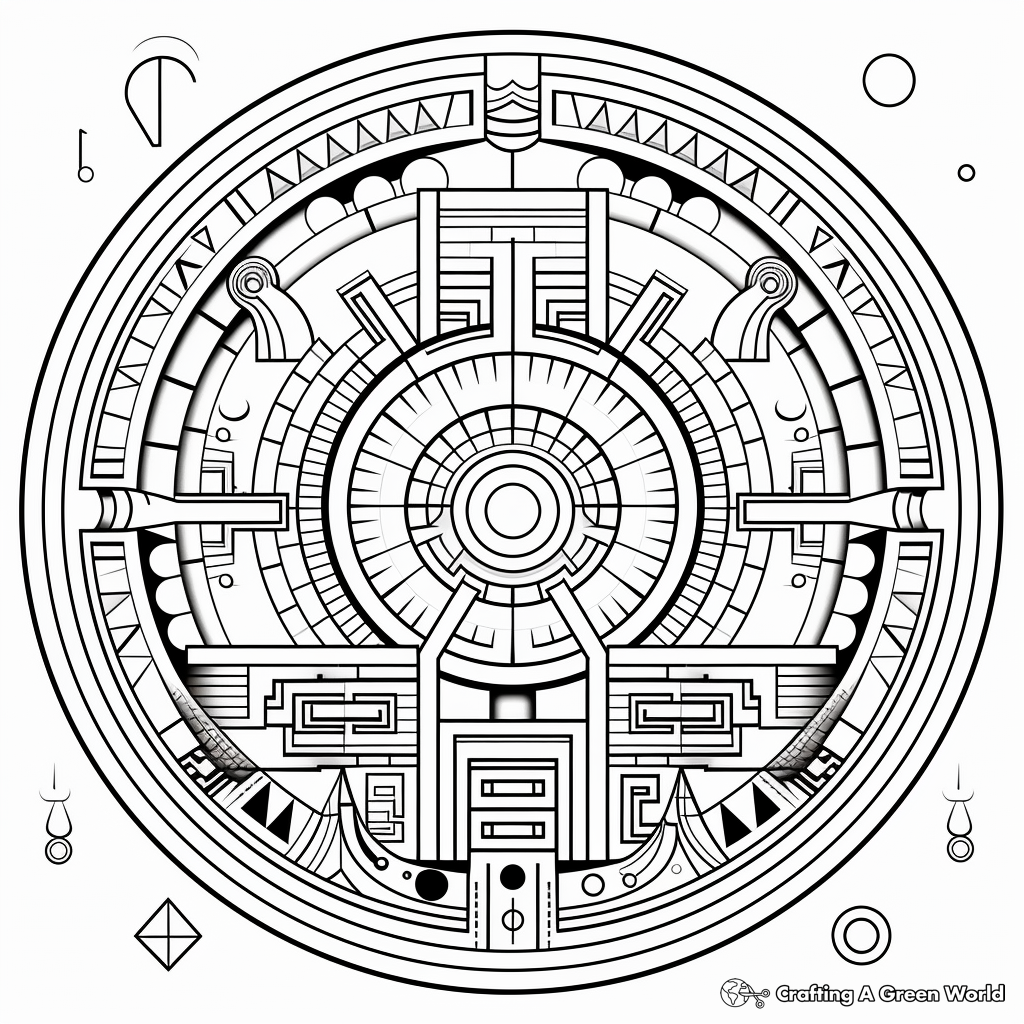 Illumination Geometry-themed Coloring Pages 1