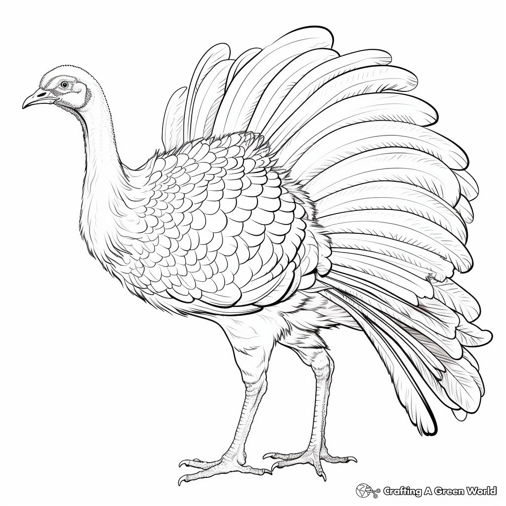 Impressive Turkey Feathers Coloring Pages 2