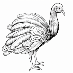 Impressive Turkey Feathers Coloring Pages 4