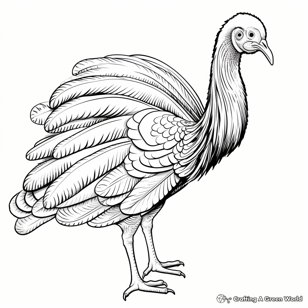Impressive Turkey Feathers Coloring Pages 4