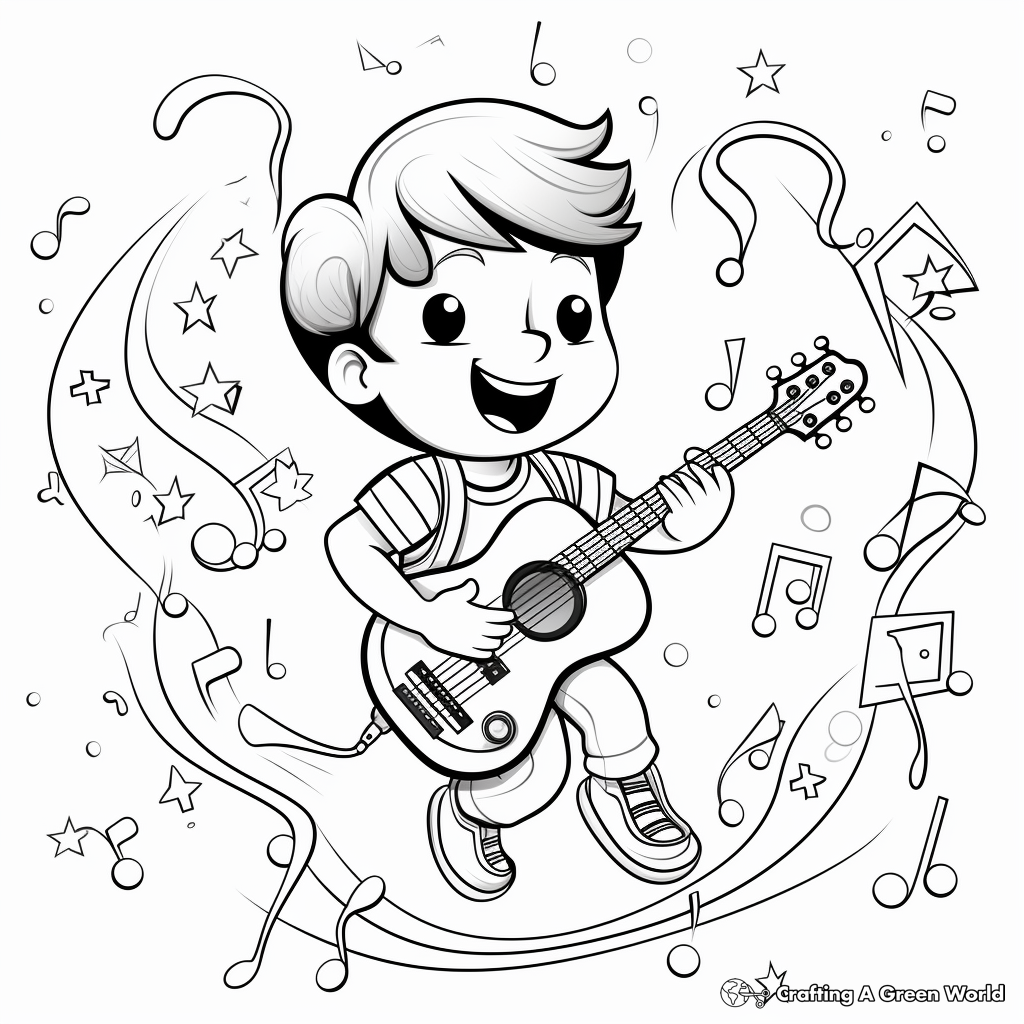 Indie Music Concert Coloring Pages 3