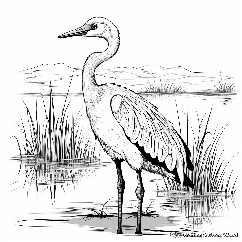 Informative Blue Heron Anatomy Coloring Pages 4
