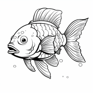 Innovative Longear Sunfish Coloring Pages 1
