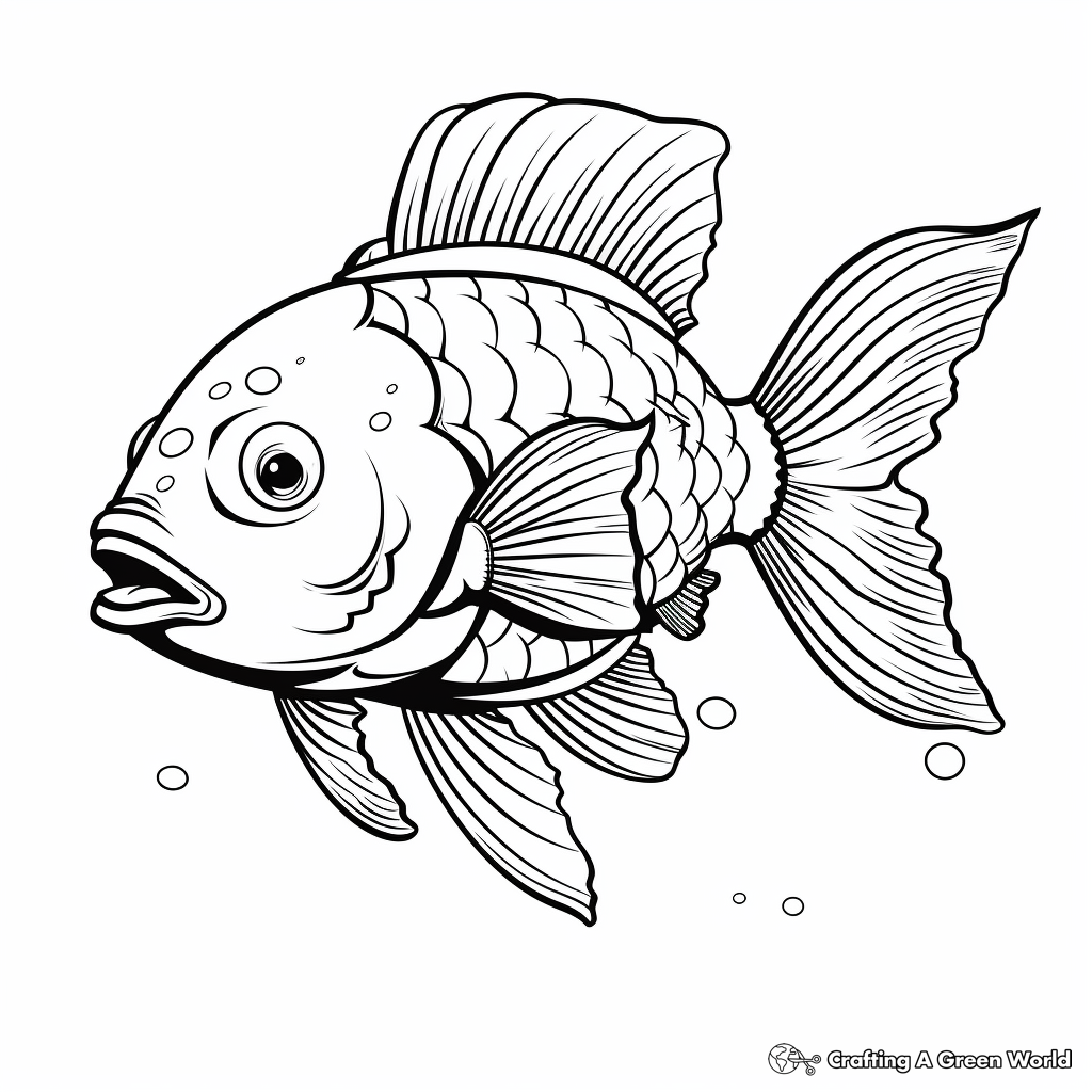 Innovative Longear Sunfish Coloring Pages 1