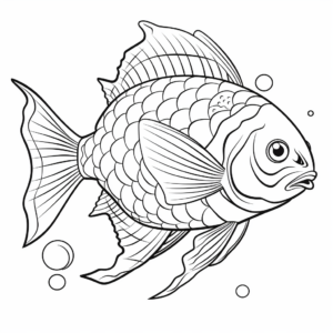 Innovative Longear Sunfish Coloring Pages 4