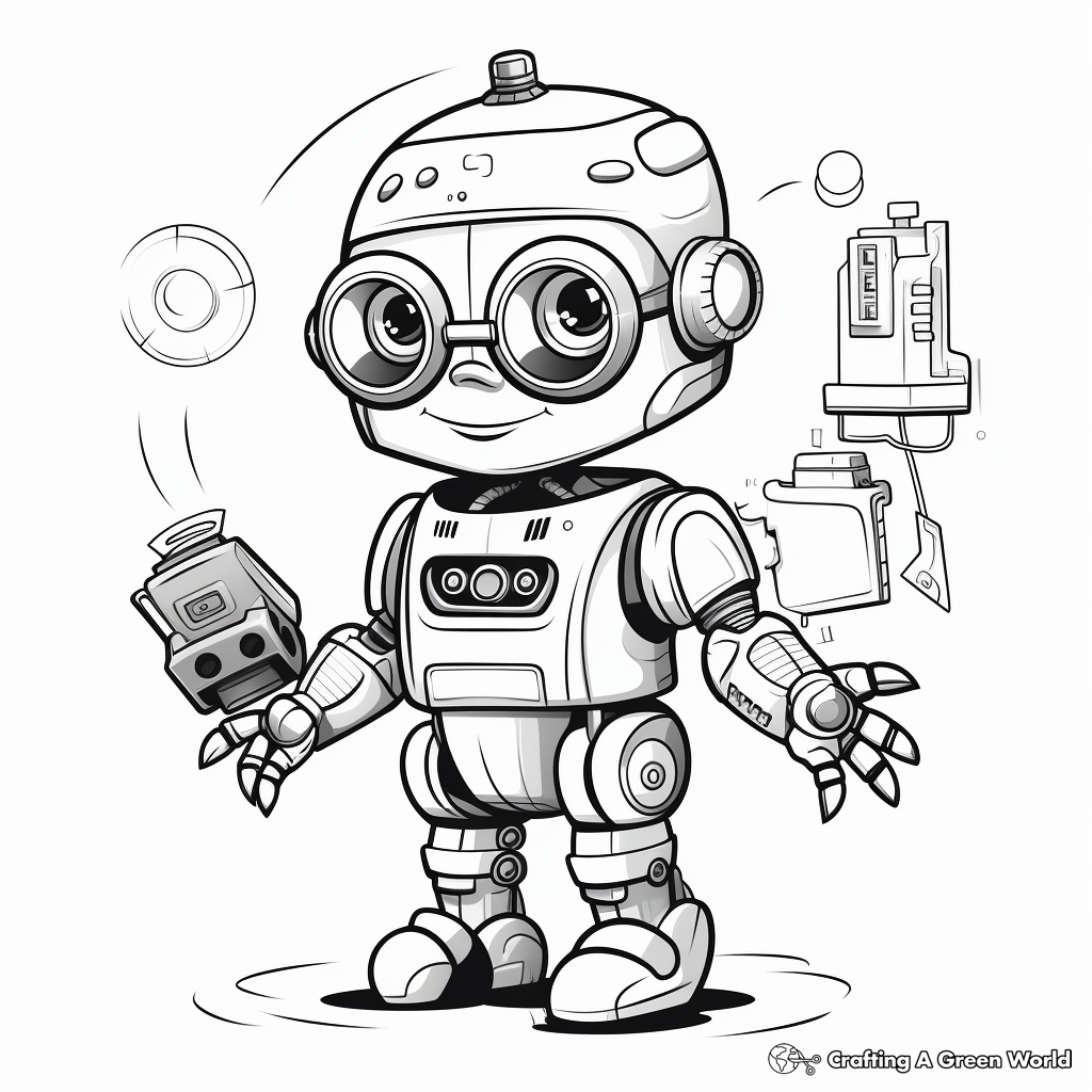 Innovative Medical Robot Coloring Pages 2