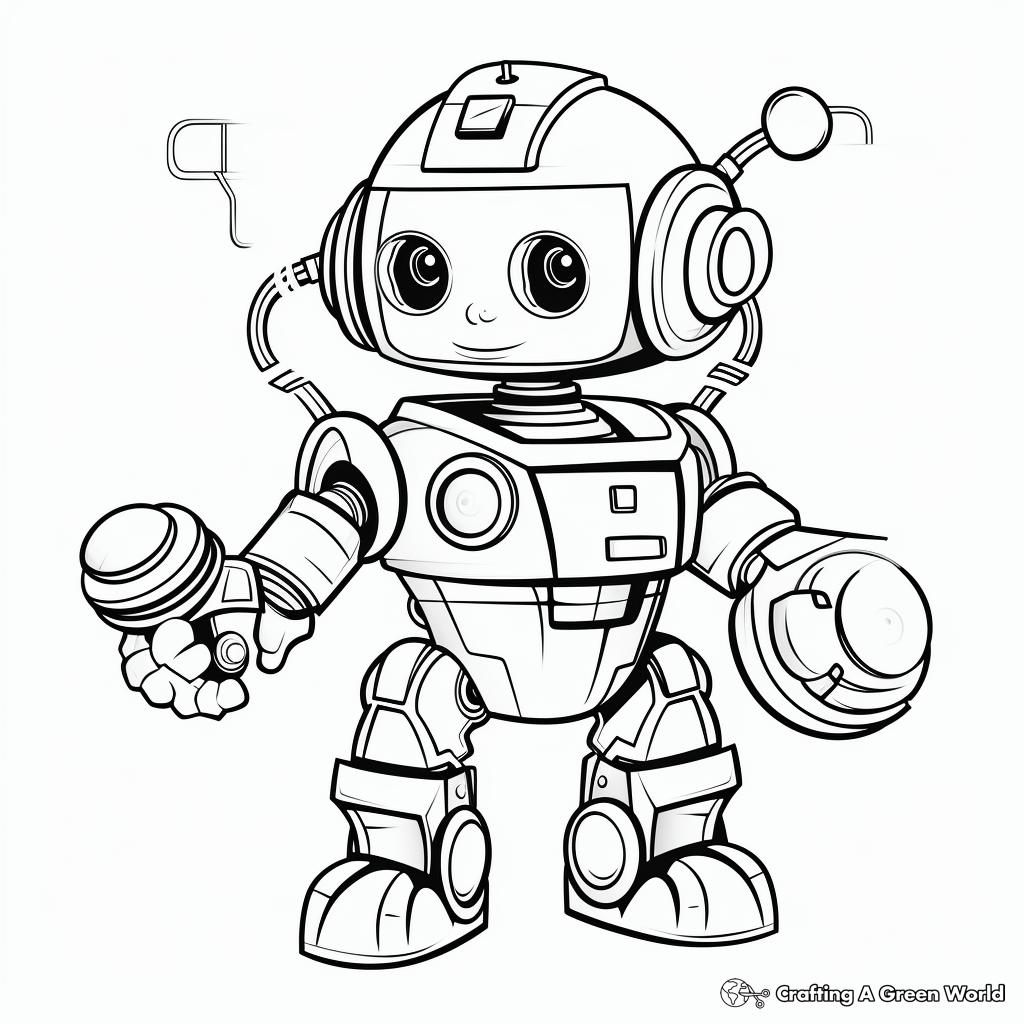 Innovative Medical Robot Coloring Pages 4