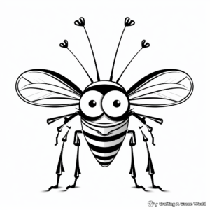 Insect Head Coloring Pages for Bug Enthusiasts 1