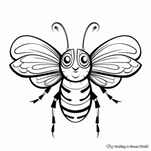 Insect Head Coloring Pages for Bug Enthusiasts 3